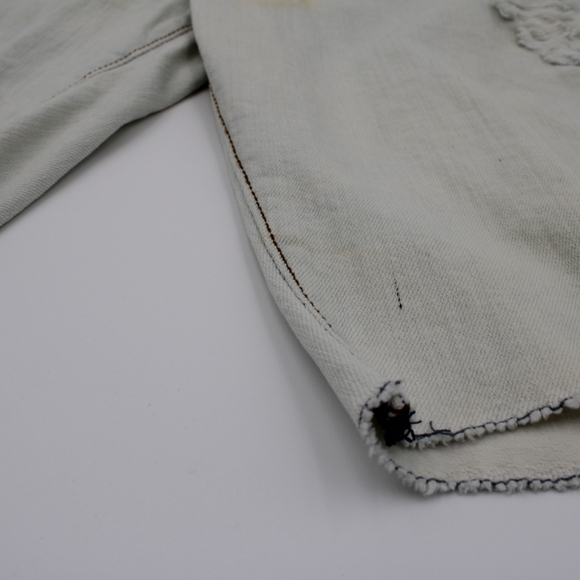 Men’s Carbon Jean Shorts – Sizes 32 & 34 – Distressed/Stained Look - Picture 8 of 9